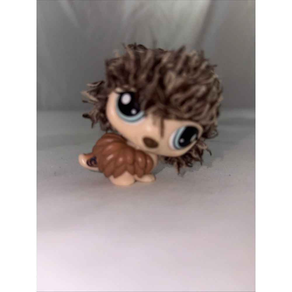 Hasbro Littlest Pet Shop Hedgehog 2423 Authentic LPS Brown Toy with Accessory